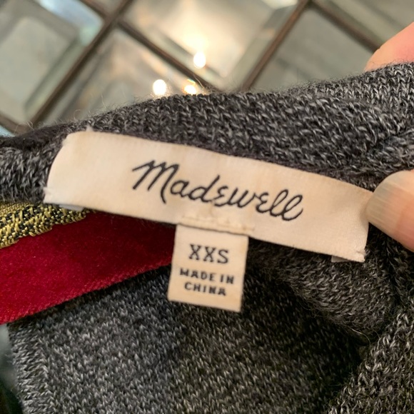 Madewell Tweed Sweater Tee - Picture 6 of 7